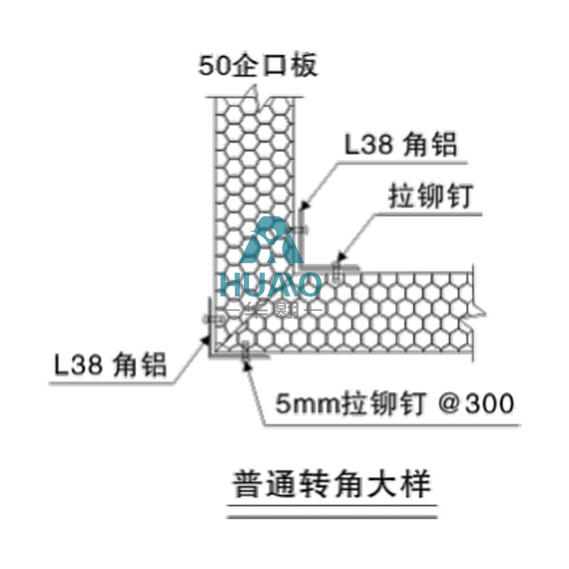 湖北普通转角大样